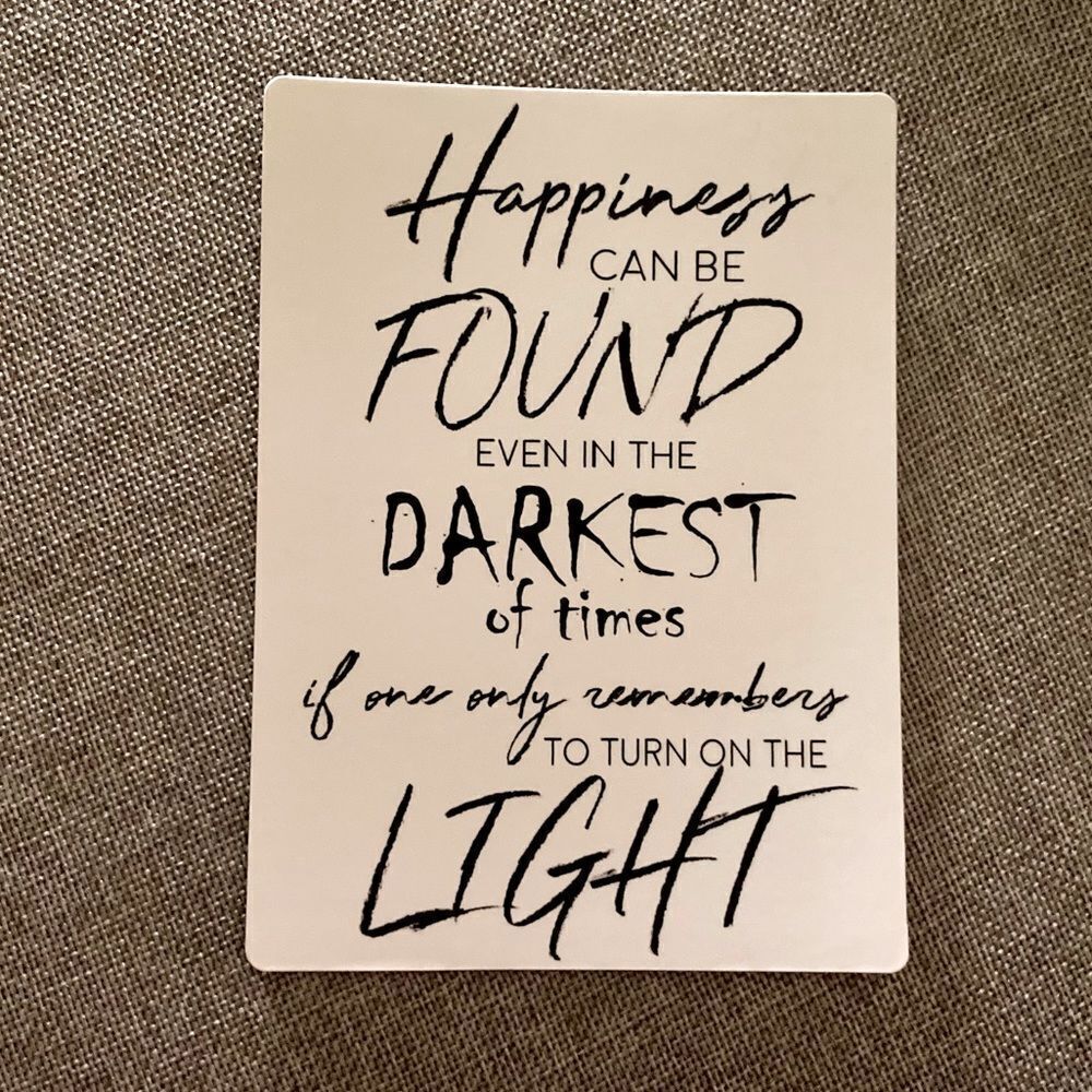 Harry Potter Dumbledore Happiness Quote Magnet